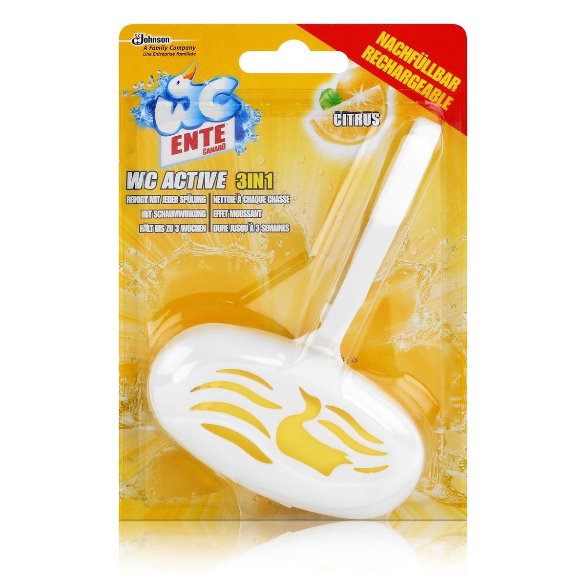 WC Ente WC Active Einhänger Citrus 40g WC-Frische (1er Pack) WC-Reiniger