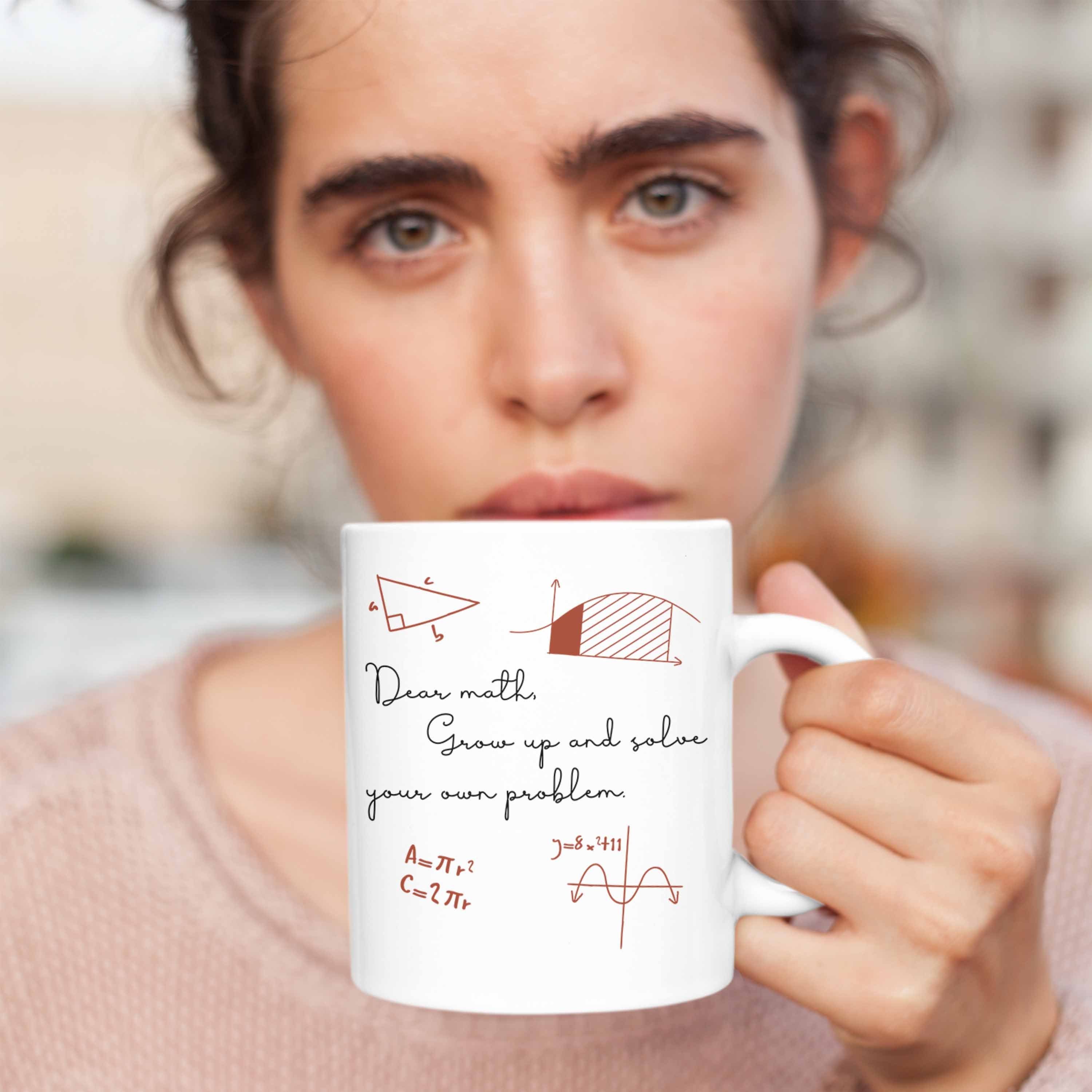 Mathematiker, oder Lehrer Trendation K Mathe Tasse Tasse Weiss für Lustige Geschenk Studenten