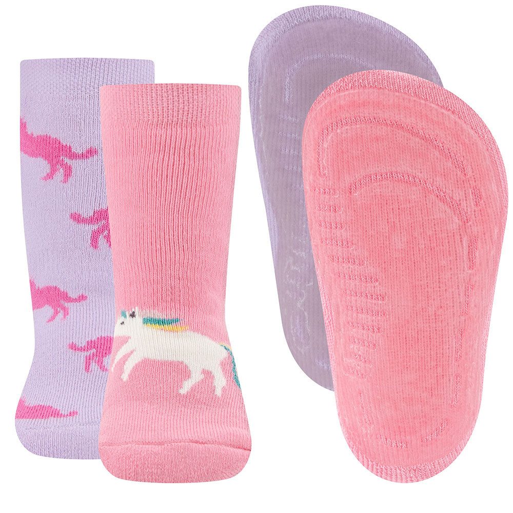 Ewers ABS-Socken Stoppersocken 2er Pack Einhorn (2-Paar)