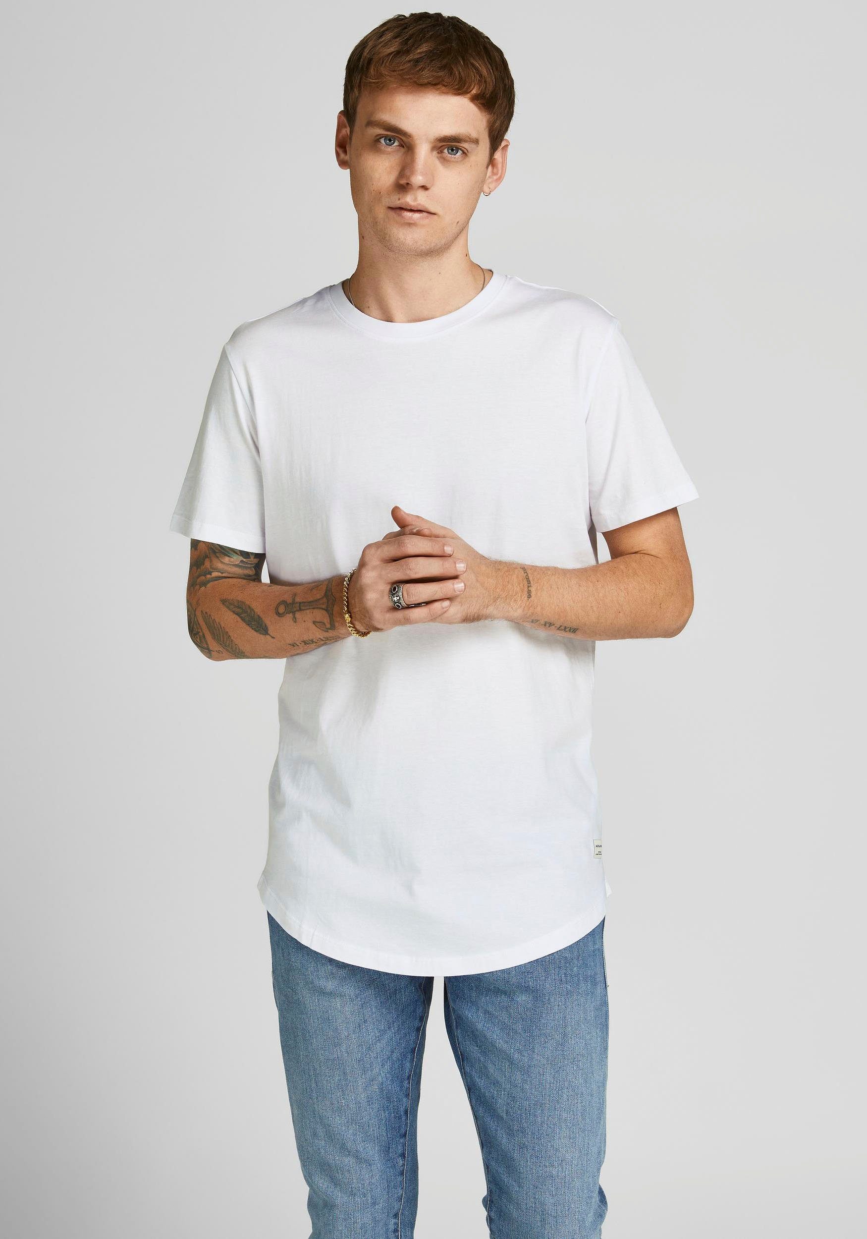 Jack & Jones Rundhalsshirt JJENOA TEE SS CREW NECK 7PK MP NOOS (Packung, 7- günstig online kaufen