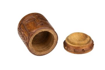 Weedness Kräutermühle Buddha Holz Grinder handgeschnitzt Crusher Wood Mini klein Crunsher