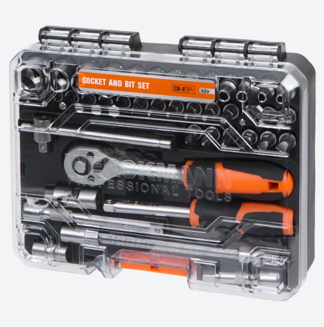 Werckmann Bit- und Steckschlüsselset Werckmann Steck- Bitschlüssel Set 42 tlg., 42-St.