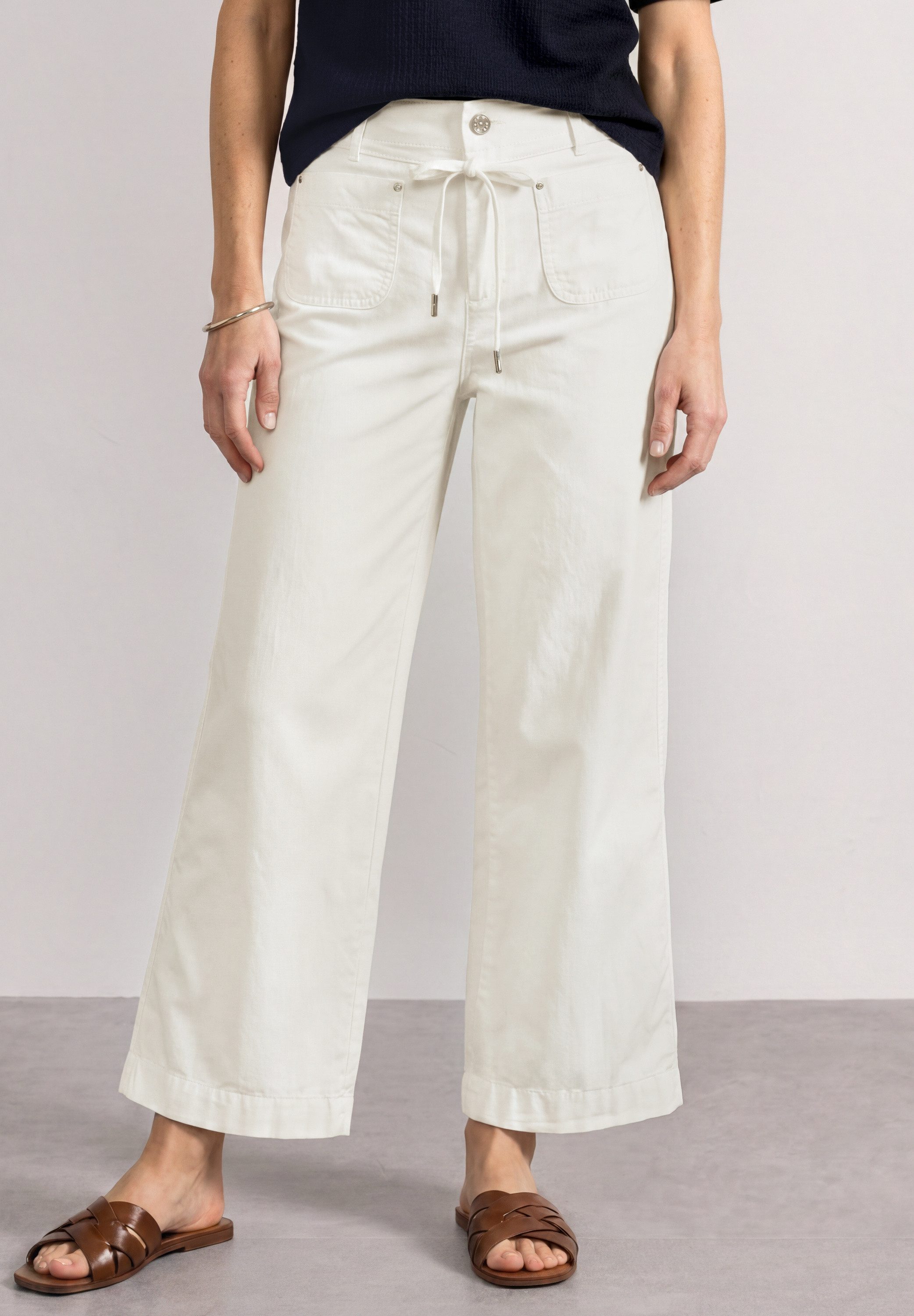 STREET ONE Stoffhose High Waist