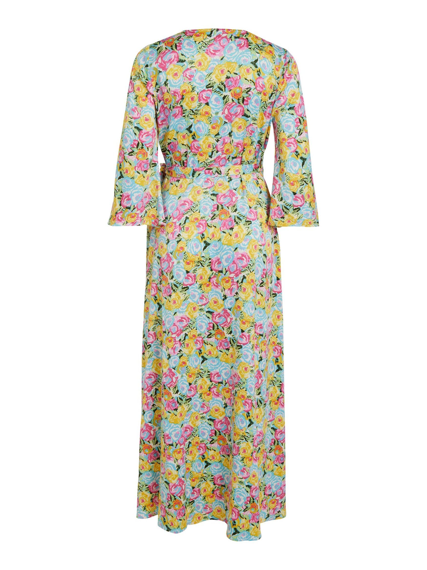 Vila Shirtkleid Legeres Blusenkleid mit Kimono Ärmel Midi Dress VISUNA (kni günstig online kaufen