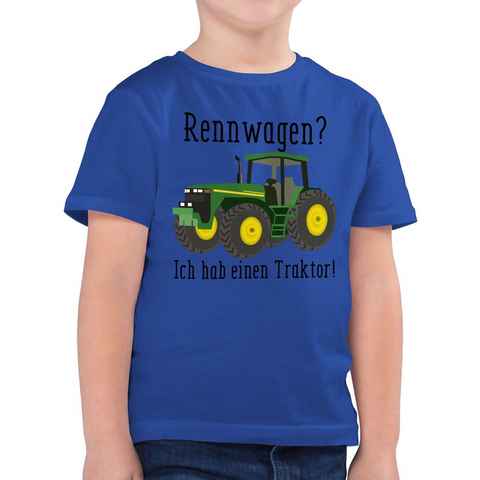 Shirtracer T-Shirt Rennwagen Ich habe einen Traktor - Geschenk Landwirt Trecker Bauer Ges (1-tlg) Traktor