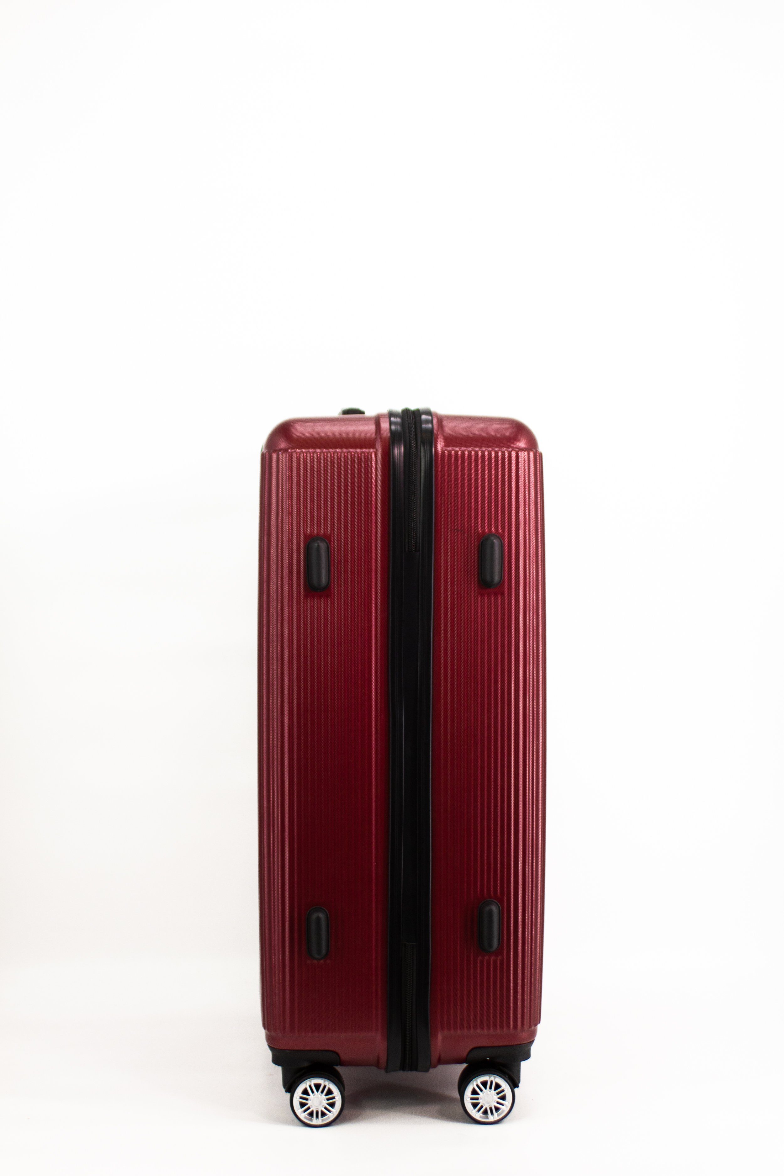 Hartschalen-Koffer,360° Move IATA Red Ginevra Wine 55,Reisekoffer Easy Hartschalen-Trolley Konform Doppelrollen, 100% ABS,