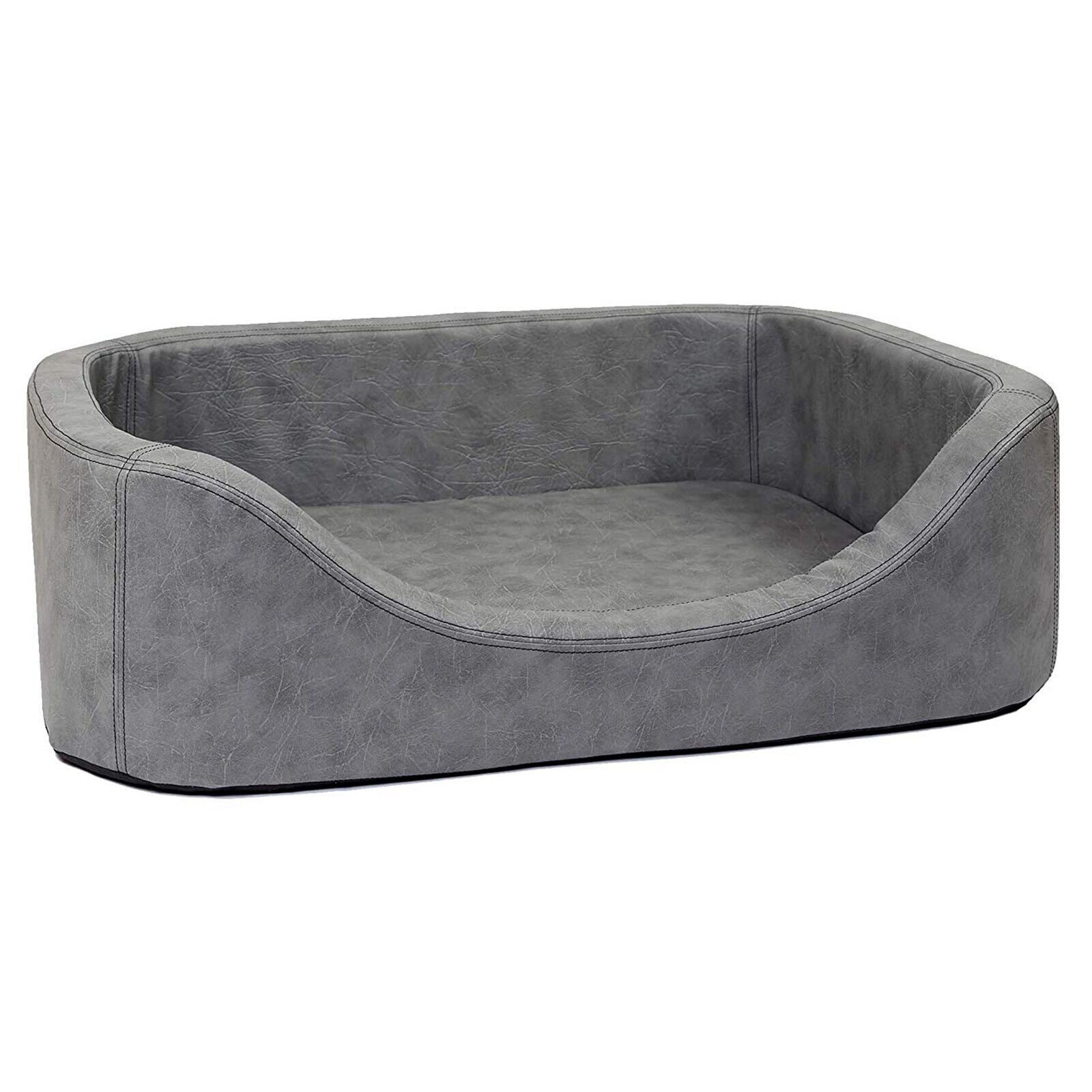 CopcoPet Tierbett Hundebett Stella Antik Grau L ca. 80 x 60 cm Kaltschaumst günstig online kaufen
