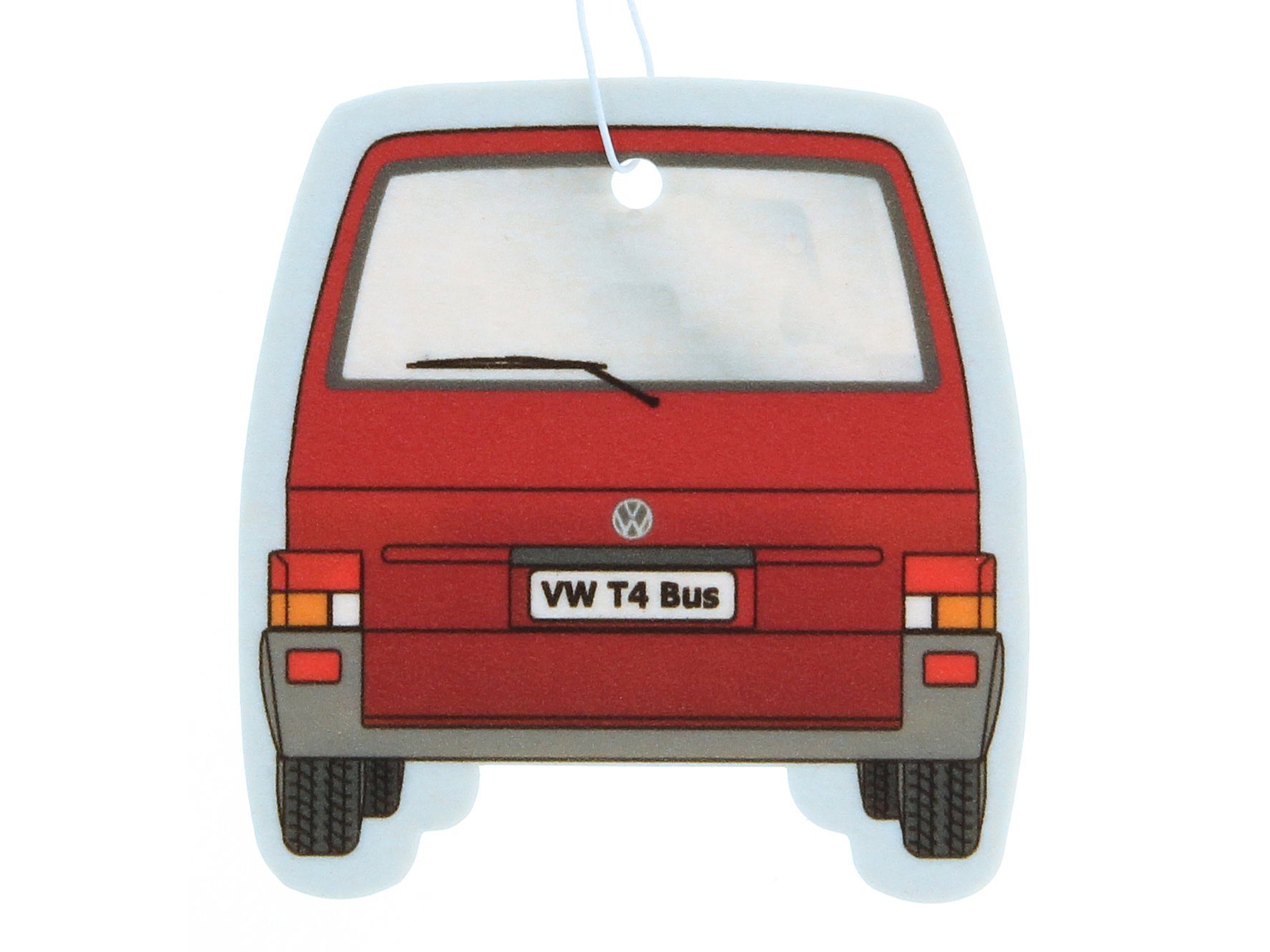 Volkswagen VW Bus Collection im Duftbaum Vanille Auto (1-St), BRISA Raumduft Geruch fürs Lufterfrischer Design, T4 Vanilla/Rot by