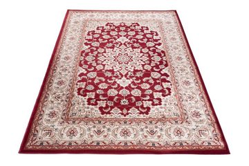 Orientteppich Oriente Teppich - Traditioneller Teppich Orient Rot Beige, Mazovia, 120 x 170 cm, Geeignet für Fußbodenheizung, Pflegeleicht, Wohnzimmerteppich