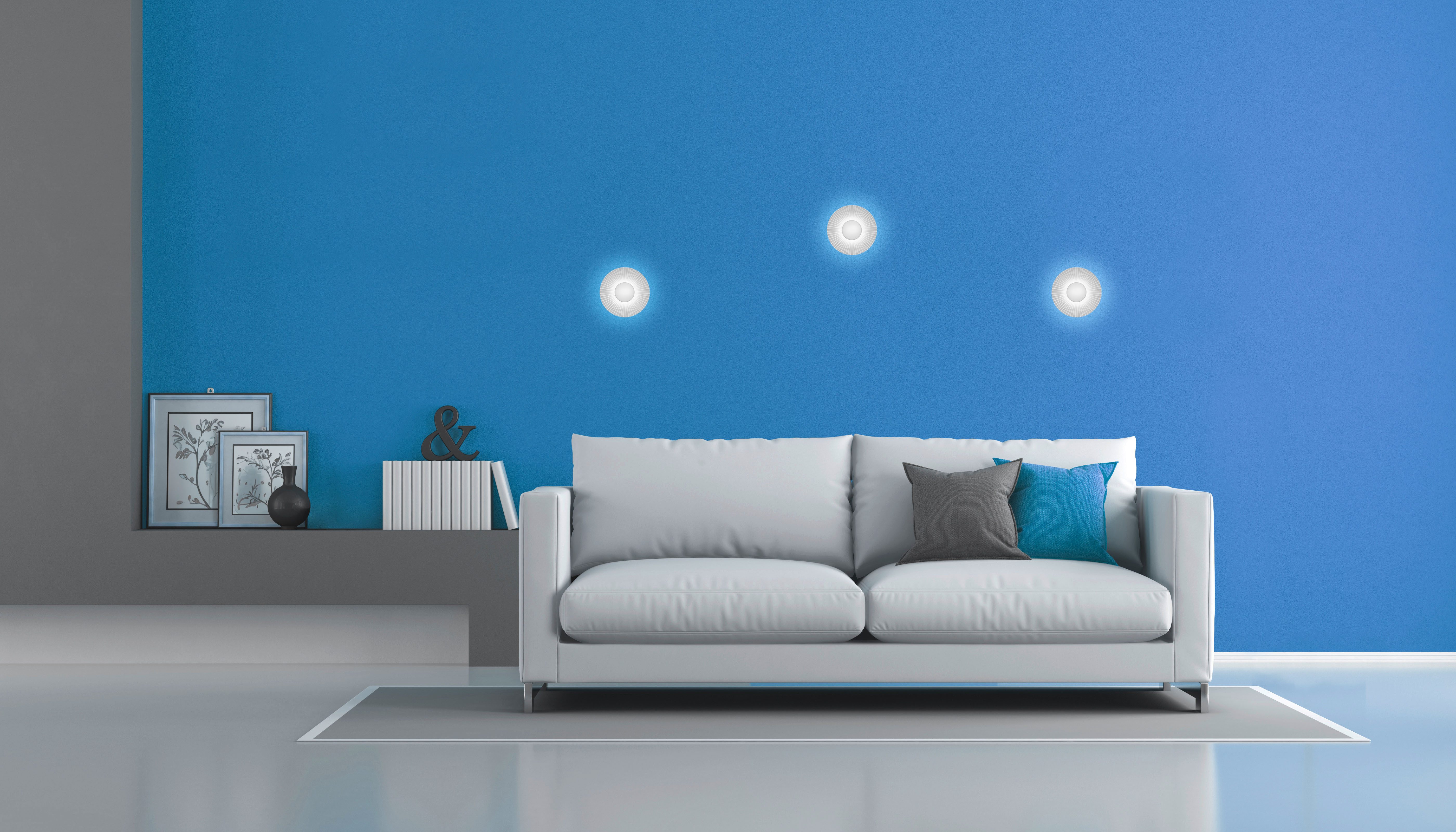 HELL höllisch gutes Licht LED Wandleuchte SHELLY, LED fest integriert, Warmweiß