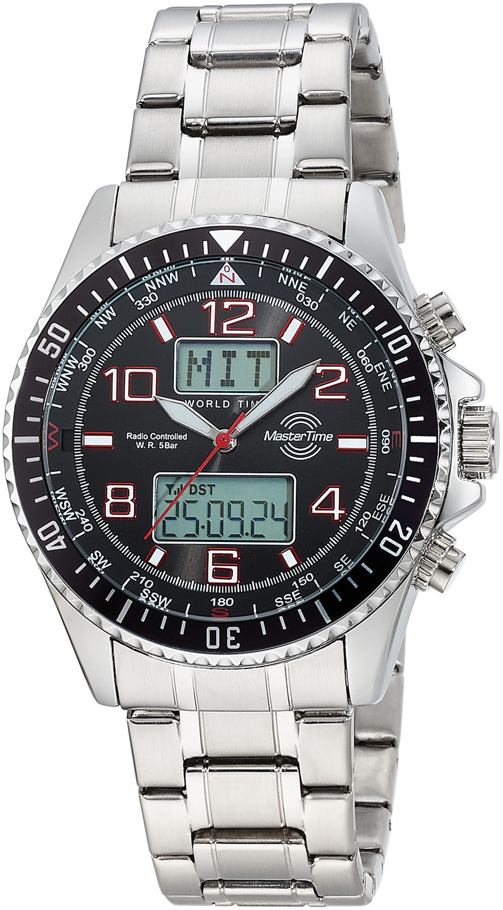MASTER TIME Funkchronograph Super Power MTGA-10920-22M, (Set, 2-tlg., mit W günstig online kaufen