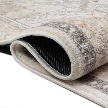 Teppich Warm-gemütlicher Kurzflorteppich Orientdesign verziert beige, Carpetia, rechteckig