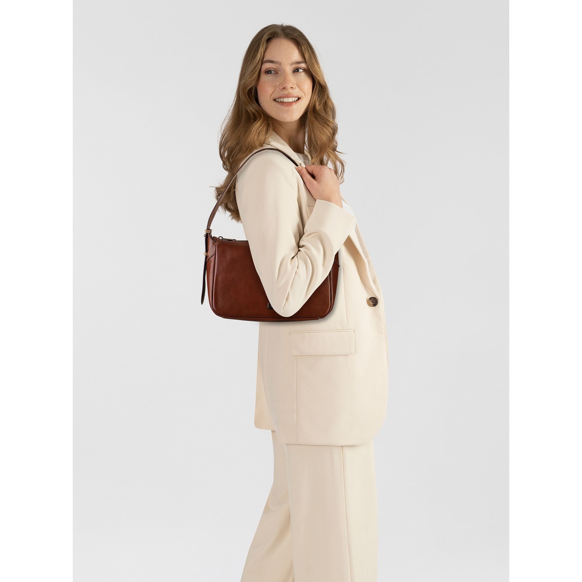 Fossil Schultertasche Dillon, Leder