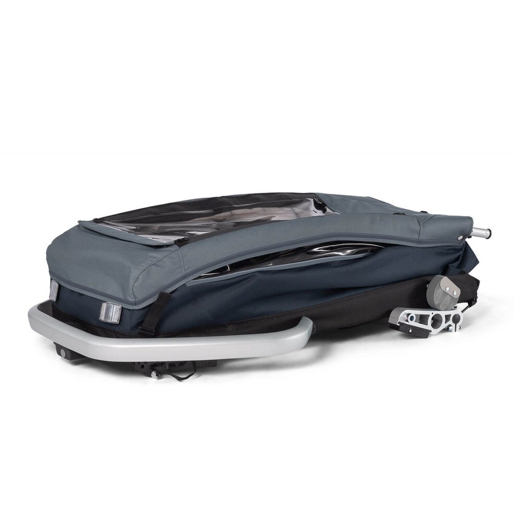 Croozer Fahrradkinderanhänger Kinderanhänger Kid Vaaya 1 in Graphite Blue