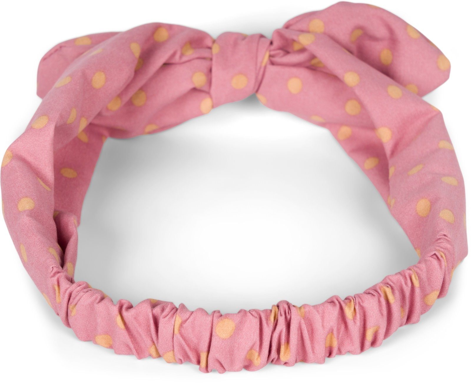 styleBREAKER Haarband, 1-tlg., Haarband mit Punkte Muster und Schleife