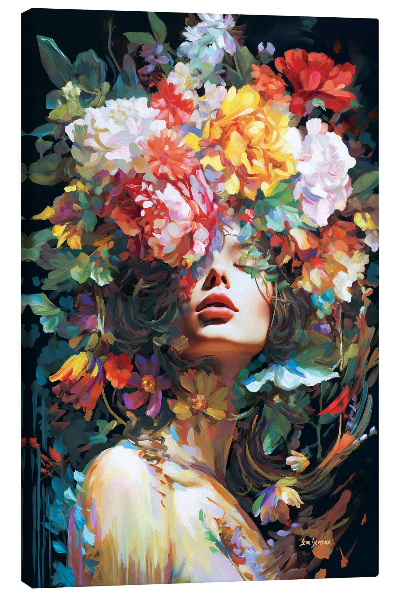 Posterlounge Wandbild Sich verlieben, Leon Devenice, erhältlich als Poster, Leinwandbild, Wandsticker oder Acrylglasbild