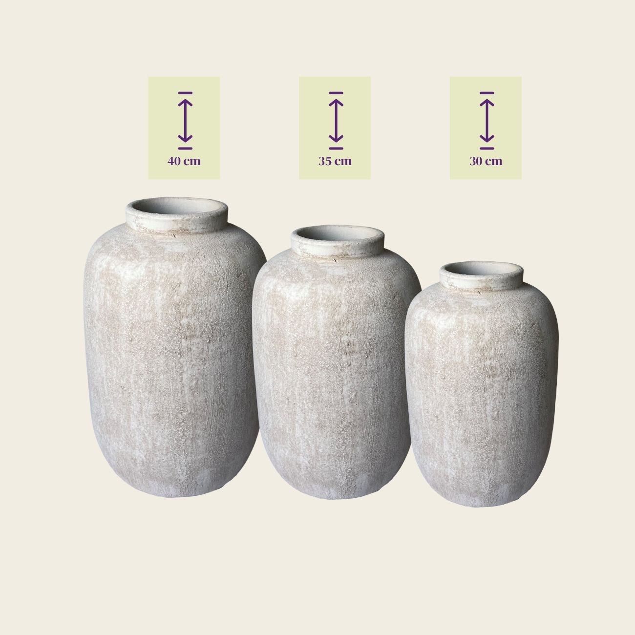 CreaFlor Home Bodenvase Grau, Durchmesser 28 günstig online kaufen