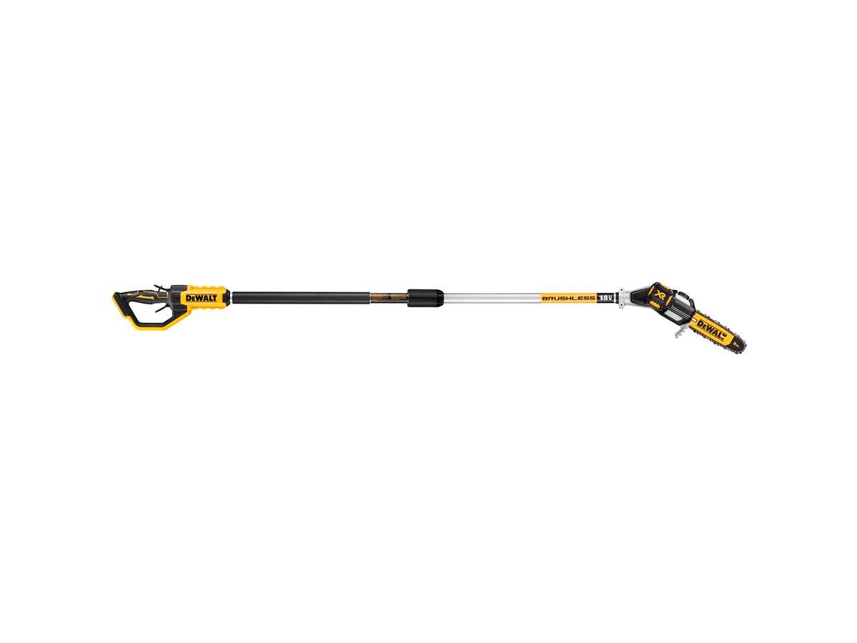 DeWalt Akku-Hochentaster 18 Volt, Basisv., bis 3 m Arbeitshöhe, Bis zu 55 Schnitte pro Akkuladung (5 Ah), ohne Akku und Ladegerät
