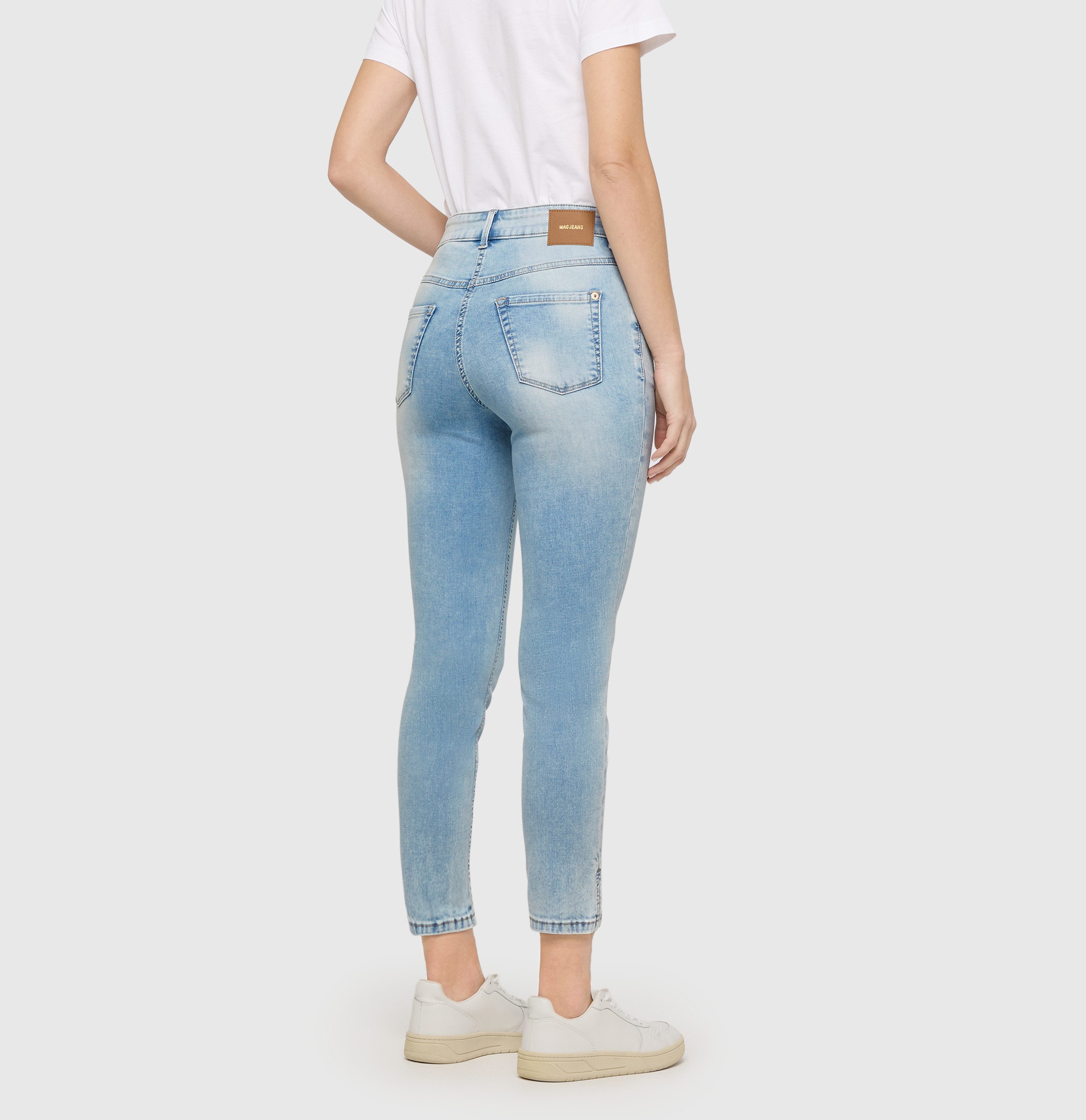 MAC 7/8-Jeans Dream Summer verkürzt mit Schlitz am Saum
