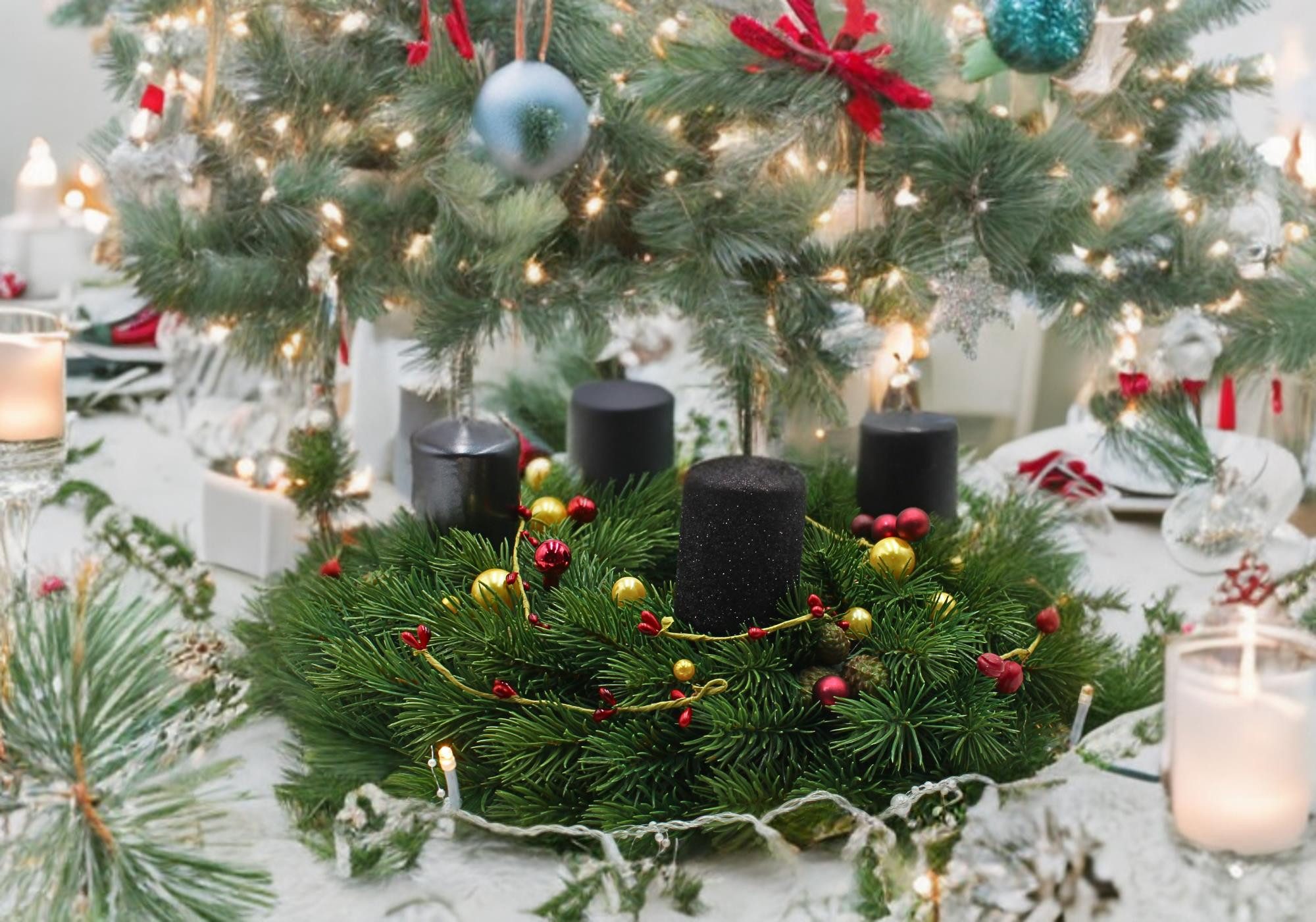 Dekohelden24 Stumpenkerze Adventskerzen, Stumpenkerzen, Adventskranzkerzen, günstig online kaufen