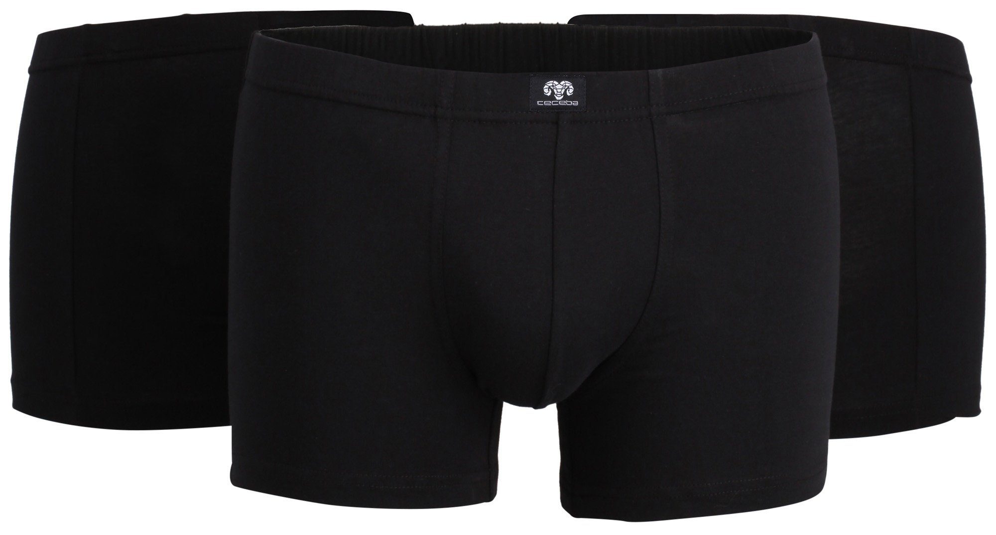 CECEBA Slip Bio Herren-Pants 3er-Pack Single-Jersey Uni