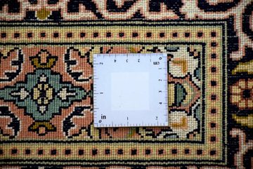 Seidenteppich Boxes 6298, Kayoom, rechteckig, Höhe: 10 mm, Einzelstück mit Zertifikat, Wohnzimmer