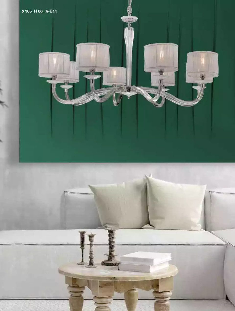Xlmoebel Люстры Eleganter traditioneller Lüster Deckenlampe weiß Люстры, Hergestellt in Europa