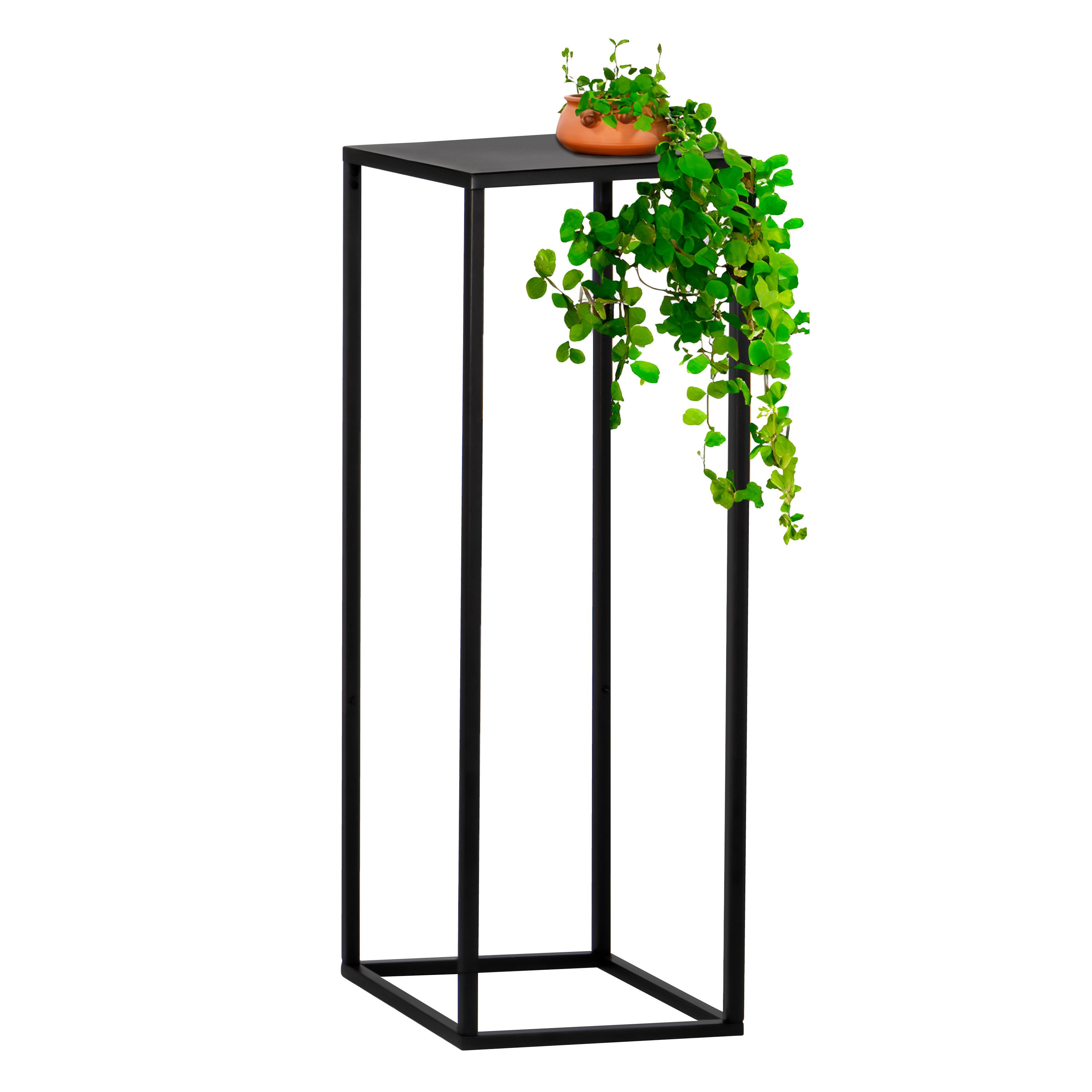 Blumenhocker Blumenhocker ca. 30 x 30 x 90 cm, Beistelltisch, schwarz