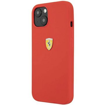 Ferrari Handyhülle Scuderia Ferrari Silikon Hardcase Hülle für Apple iPhone 13 Mini Rot