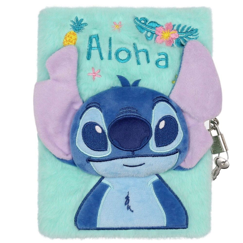 Kids Euroswan Plüschfigur Disney Stitch Secret Diary 3D-Plüschtier