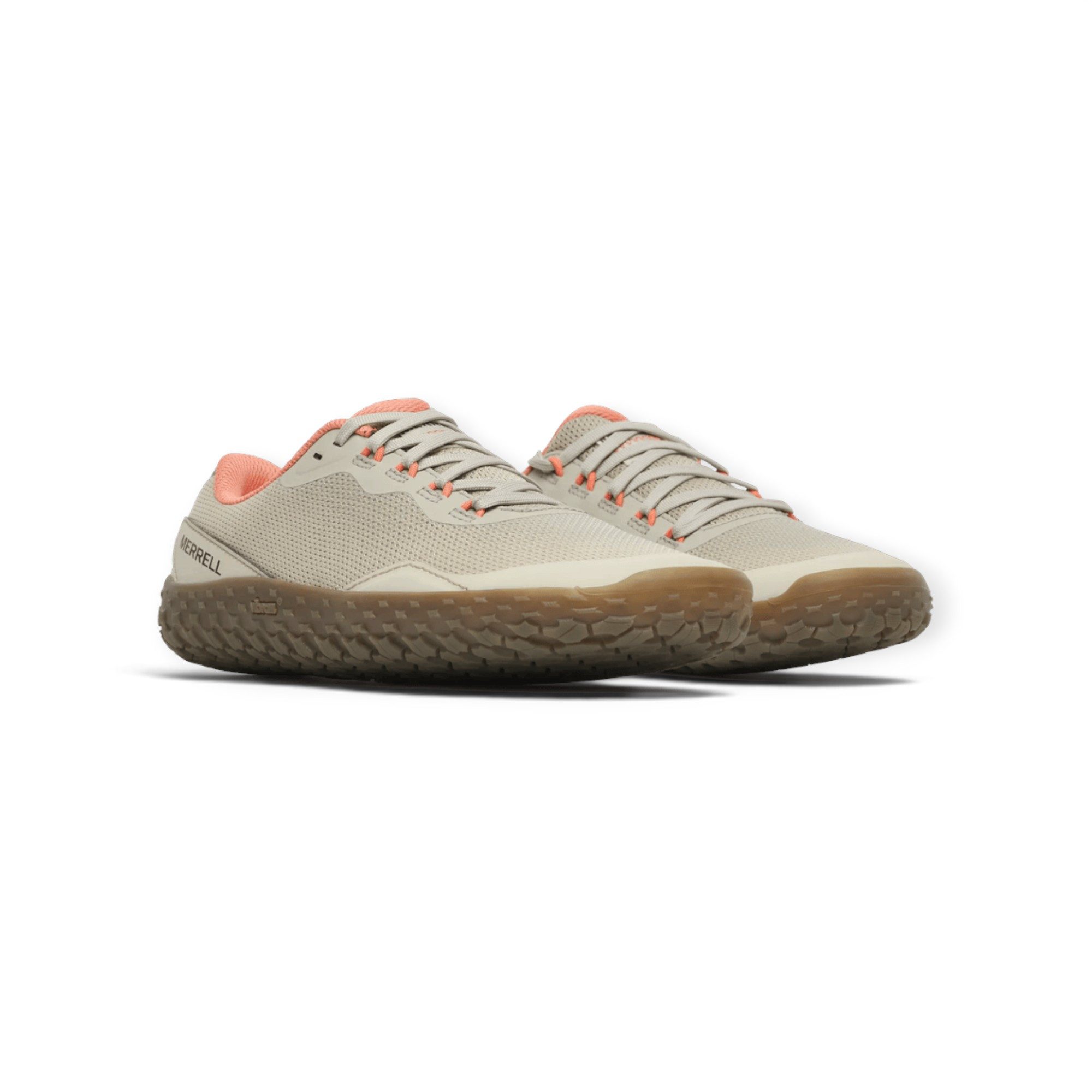 Merrell Vapor Glove 7 (Barfussschuhe) beige/grau Damen Laufschuh