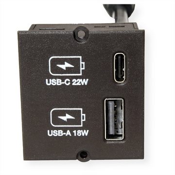 Bachmann Custom Modul USB Charger Typ A & Typ C 22W Stromadapter, Quickcharge