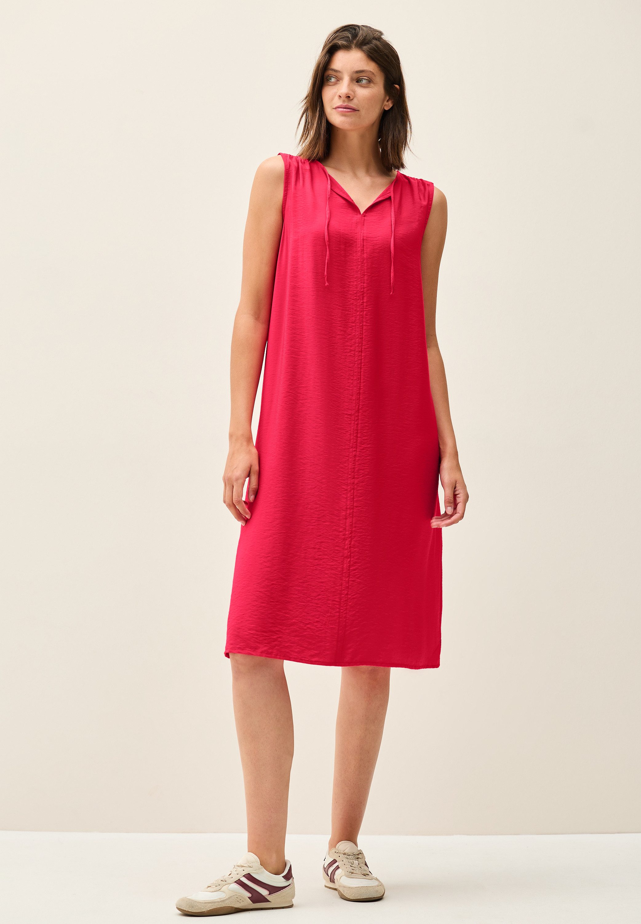 CECIL Tunikakleid Sommerkleid mit Bändern am Ausschnitt günstig online kaufen