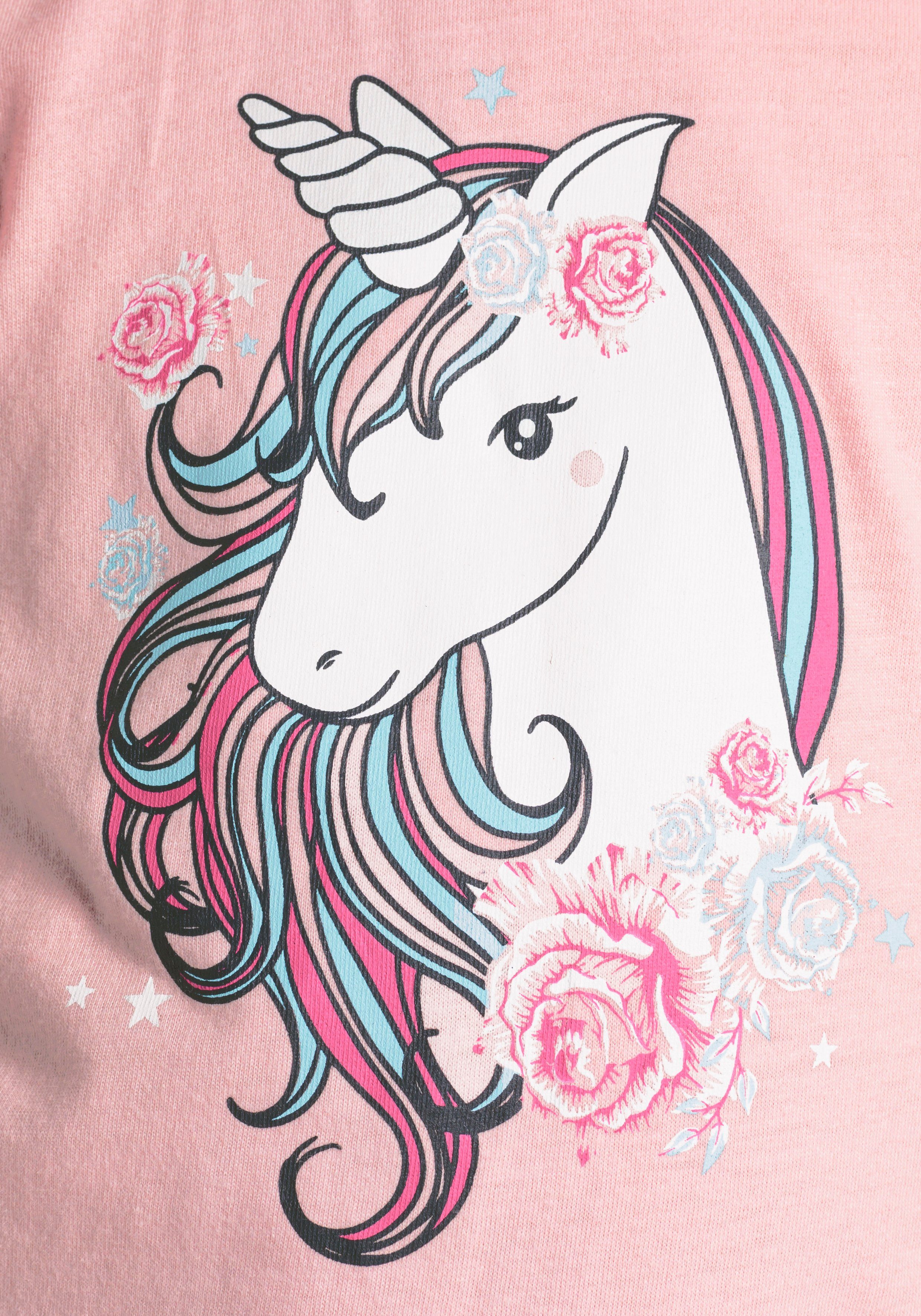 KIDSWORLD T-Shirt mit Einhorn-Druck Kurzarm, basic geschnitten, mit modischem Druck – Bild 5 von 5