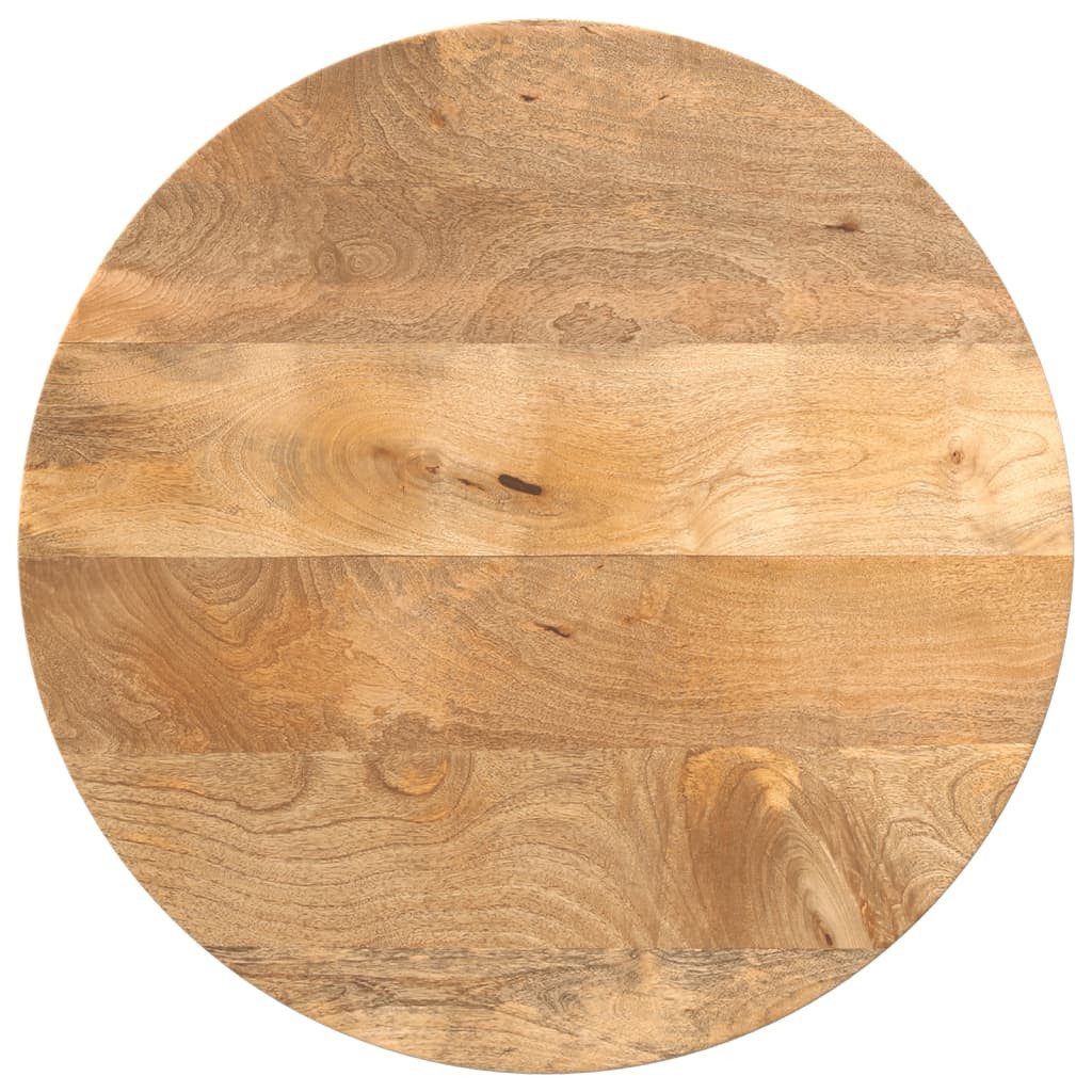 vidaXL Tischplatte Tischplatte Ø 40x2,5 cm Rund Massivholz Mango