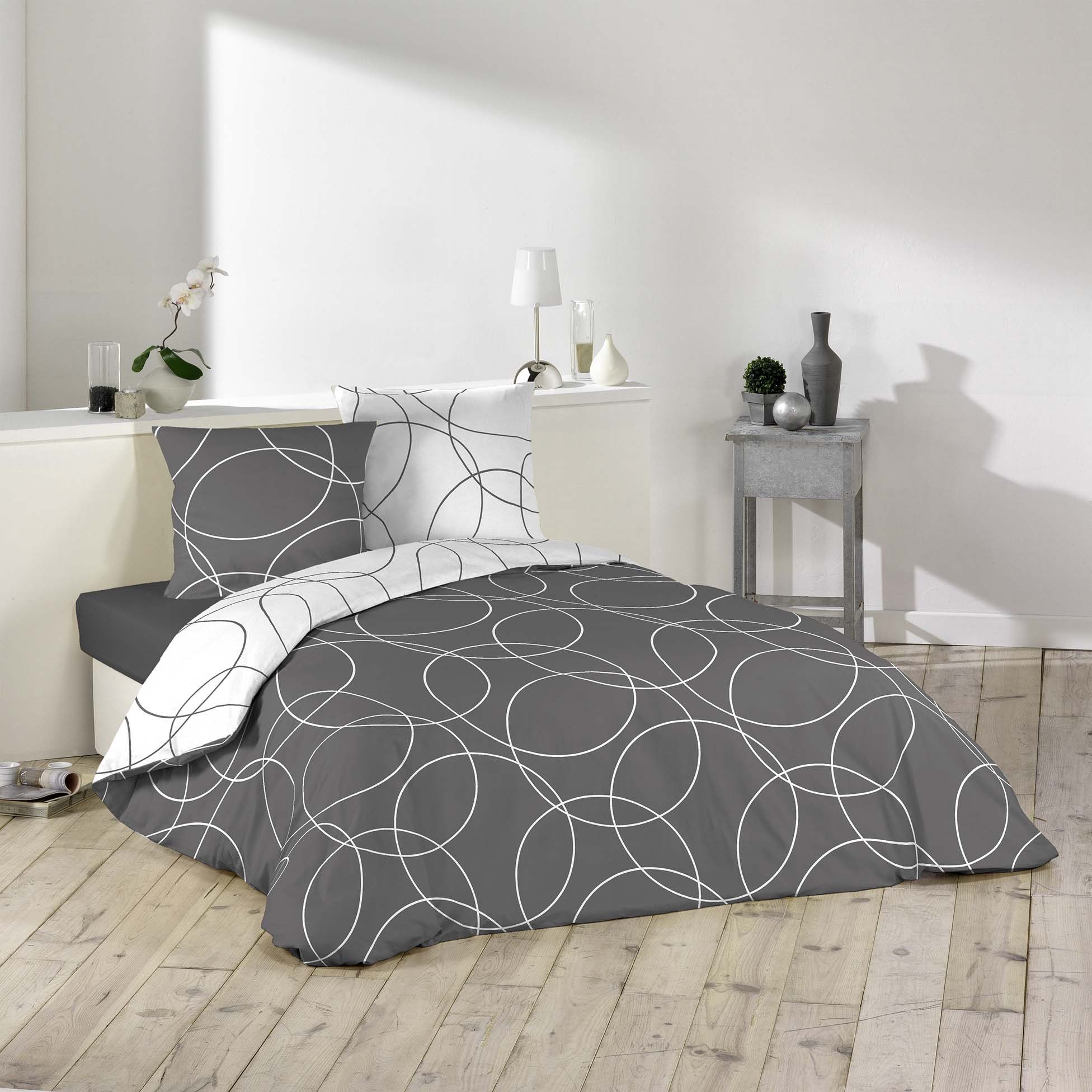 dynamic24 Bettwäsche, Mikrofaser, 3 teilig, 240x220cm, günstig online kaufen