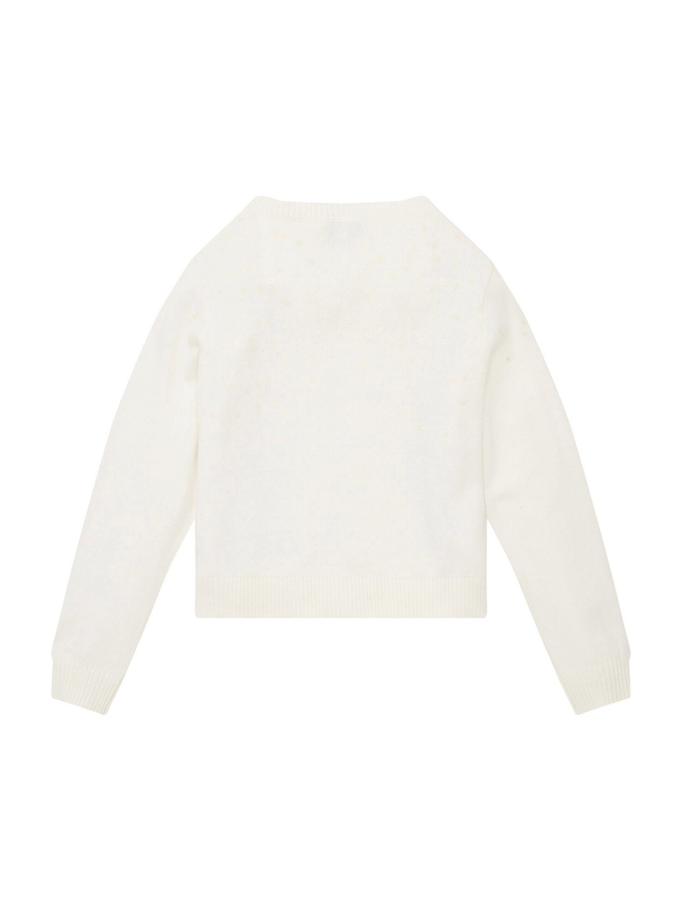 TOM TAILOR Strickjacke (1-tlg) Pailletten