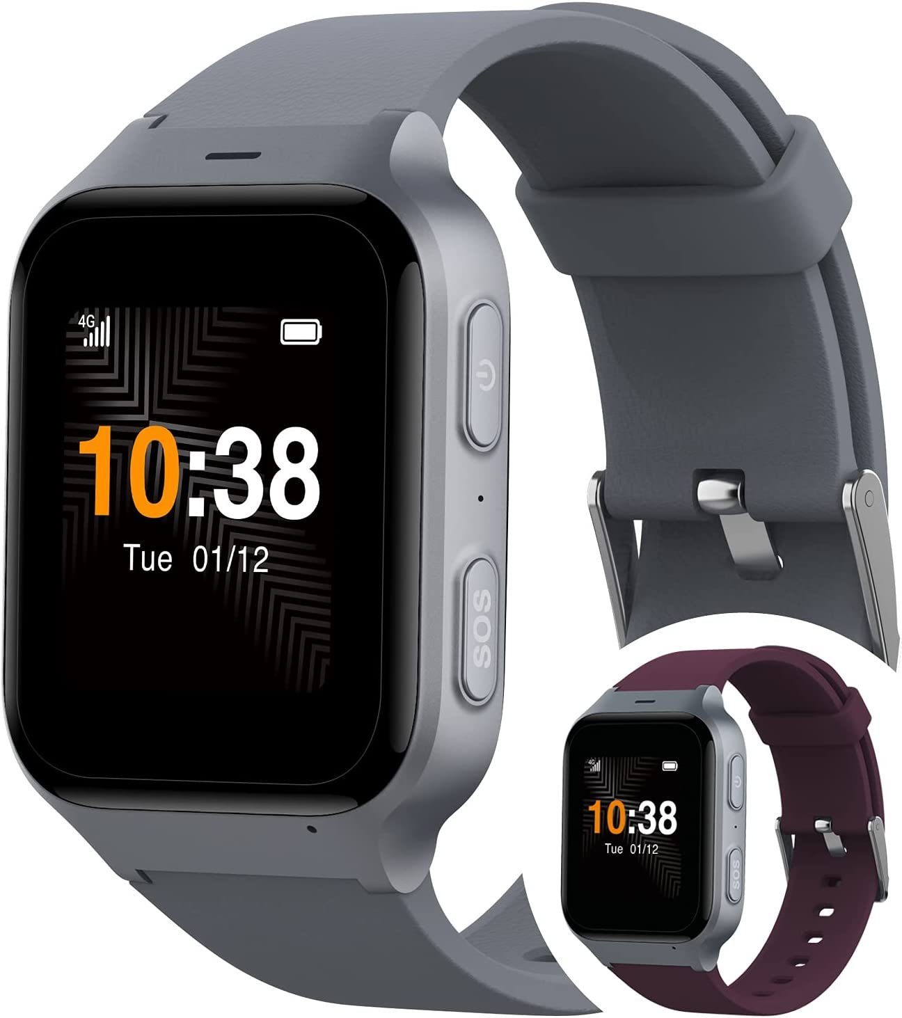 TCL Safety Watch MT43AX Smartwatch (3,58 cm/1,4 Zoll)