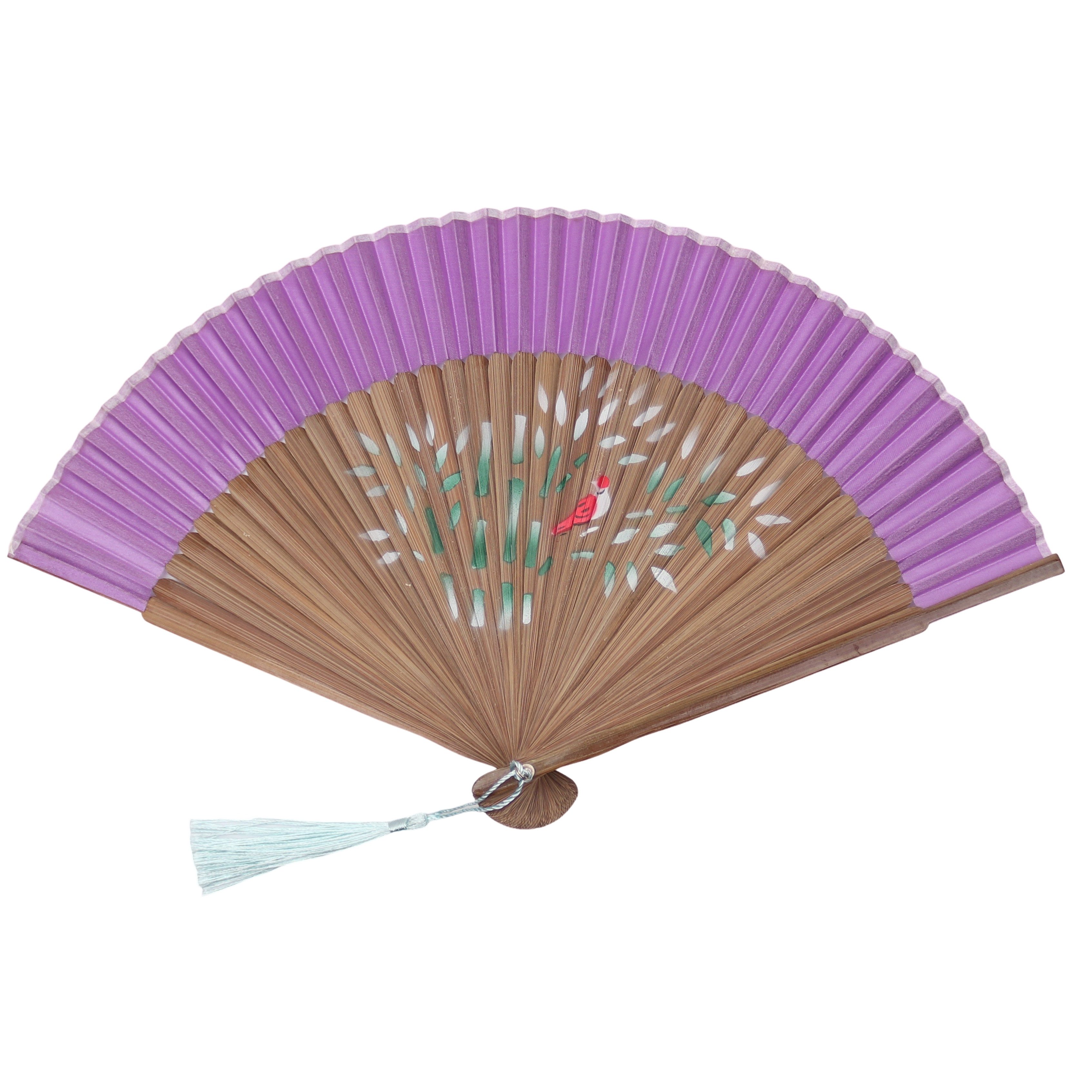 MIRROSI Handfächer Aus Stoff – stilvoll, mit feinem Duft und einem Japan-Style-Design, Leicht, stabil und umweltfreundlich, Vintage Look