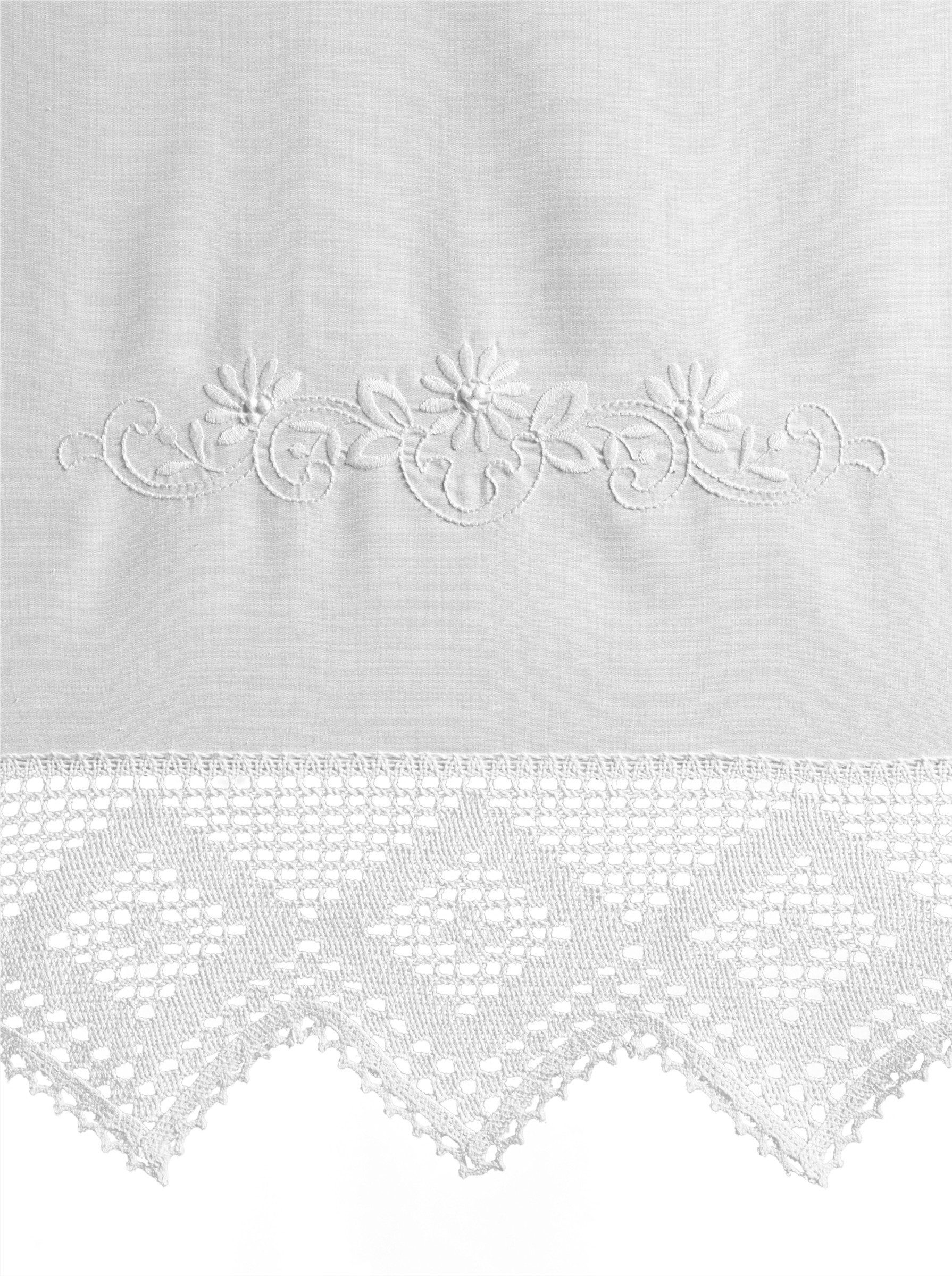 heine Gardine Fensterbehang (1 St), Stangendurchzug, blickdicht, Fensterbehang