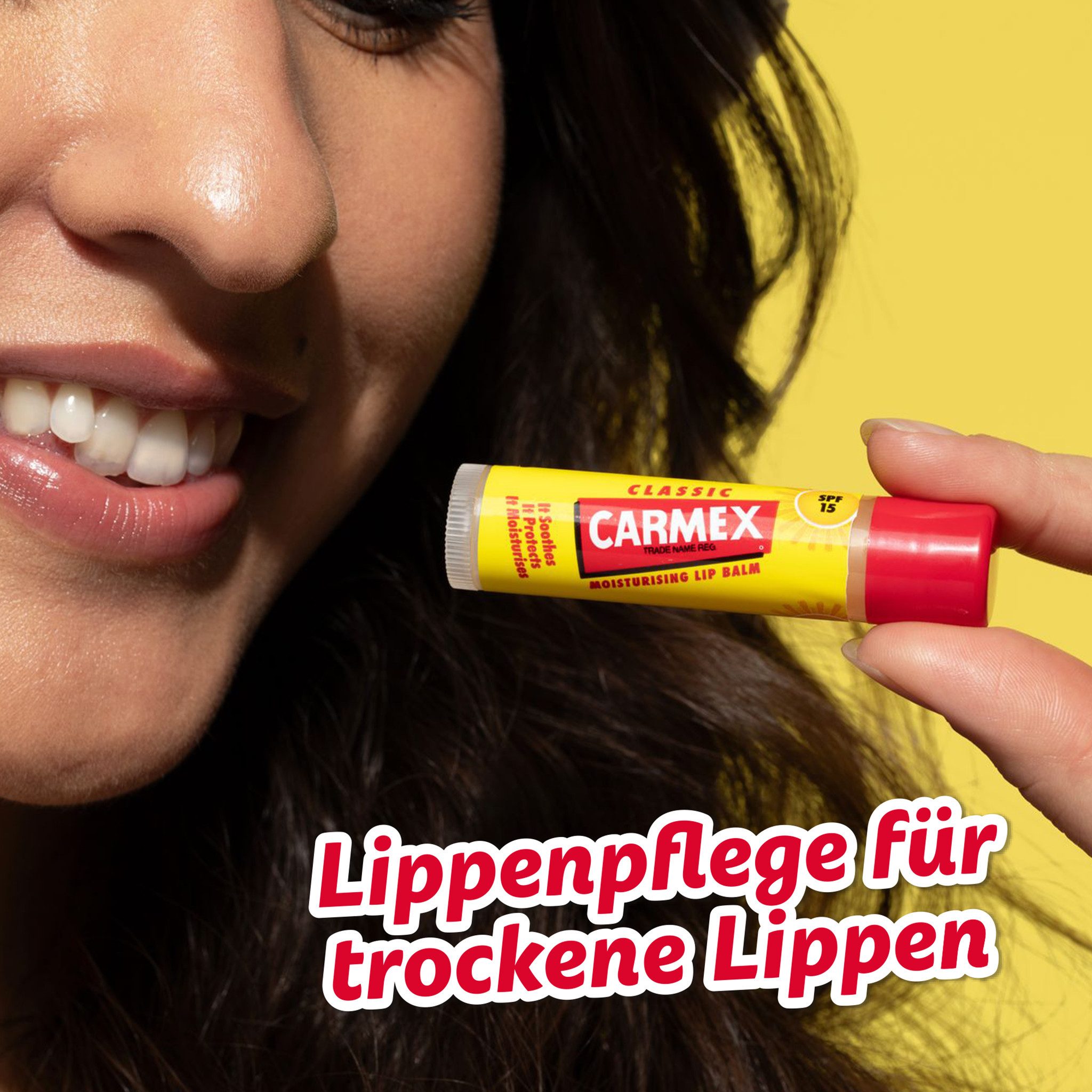 Carmex Lippenpflegestift Carmex Classic Stick - 12 x 4,25g