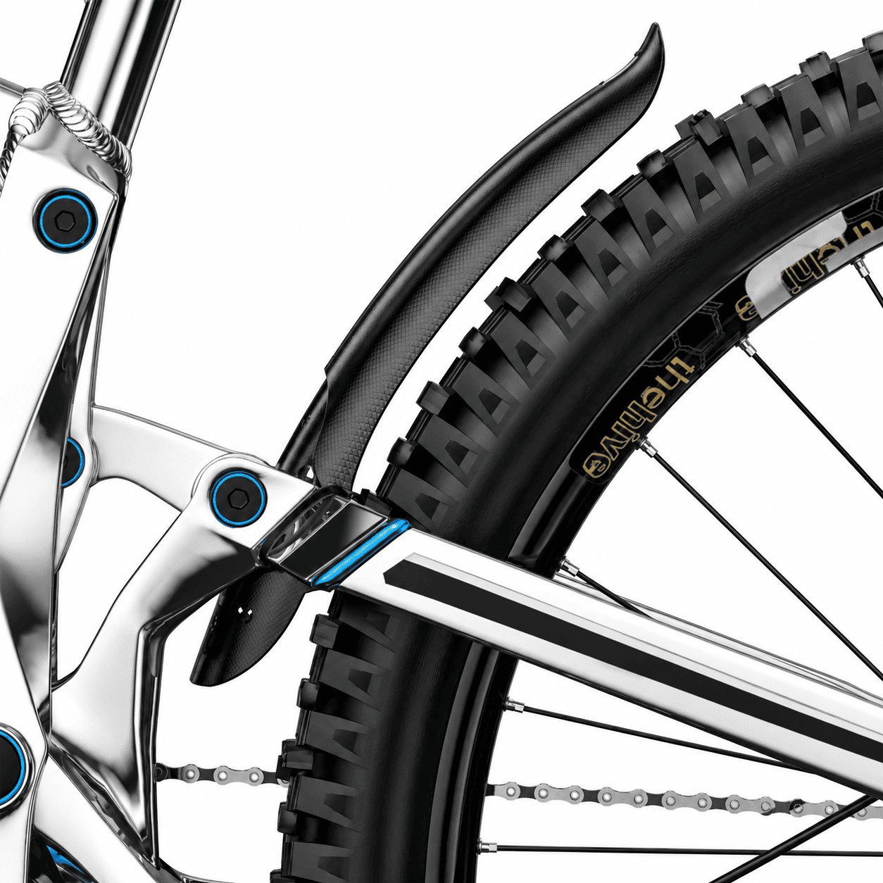 MidGard Schutzblech Fahrrad für Hinten oder Vorne Spritzschutz für E-Bike MTB Mudguard (2 St), für 24-29 Zoll Fahrräder mit 10 Kabelbinder – Bild 5 von 5
