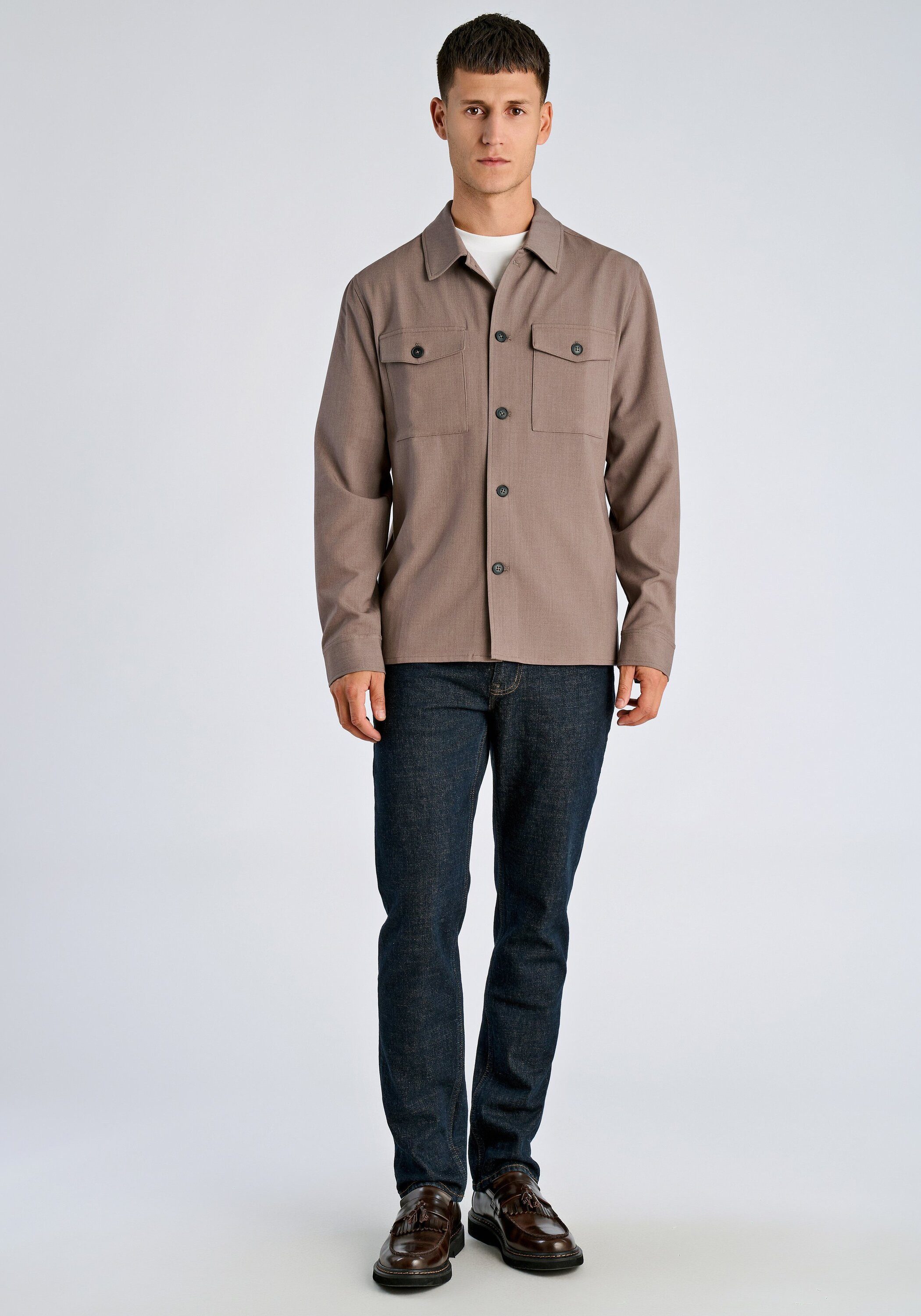 JUNK de LUXE Outdoorhemd Hemdjacke Relaxed Fit