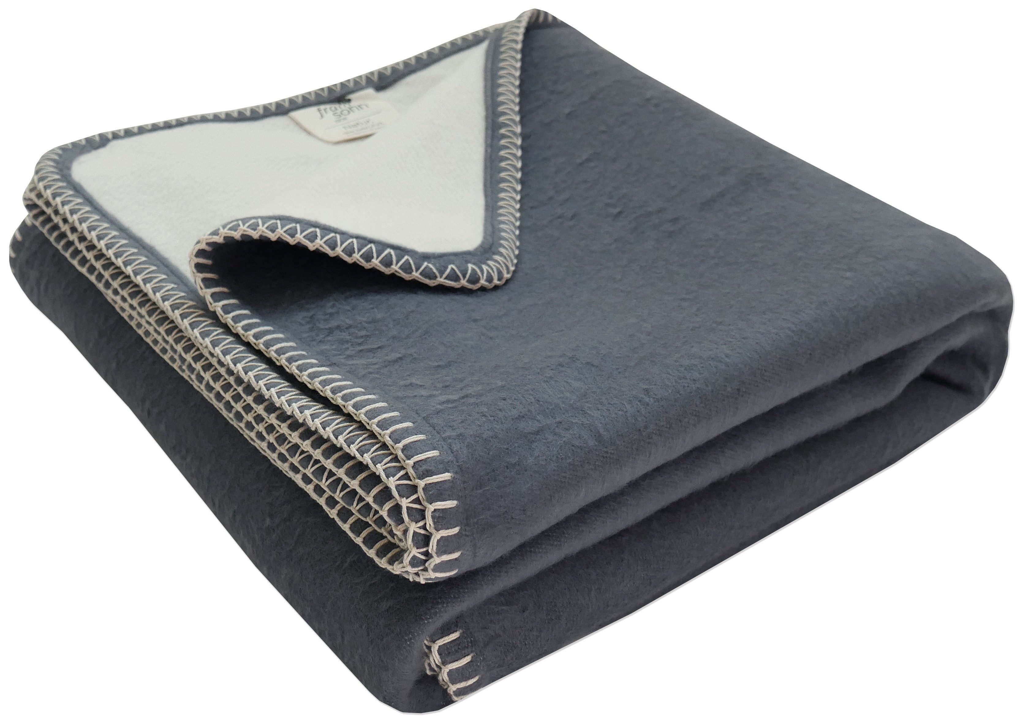 Wohndecke Flanell Doubleface 150 x 200 cm, framsohn frottier
