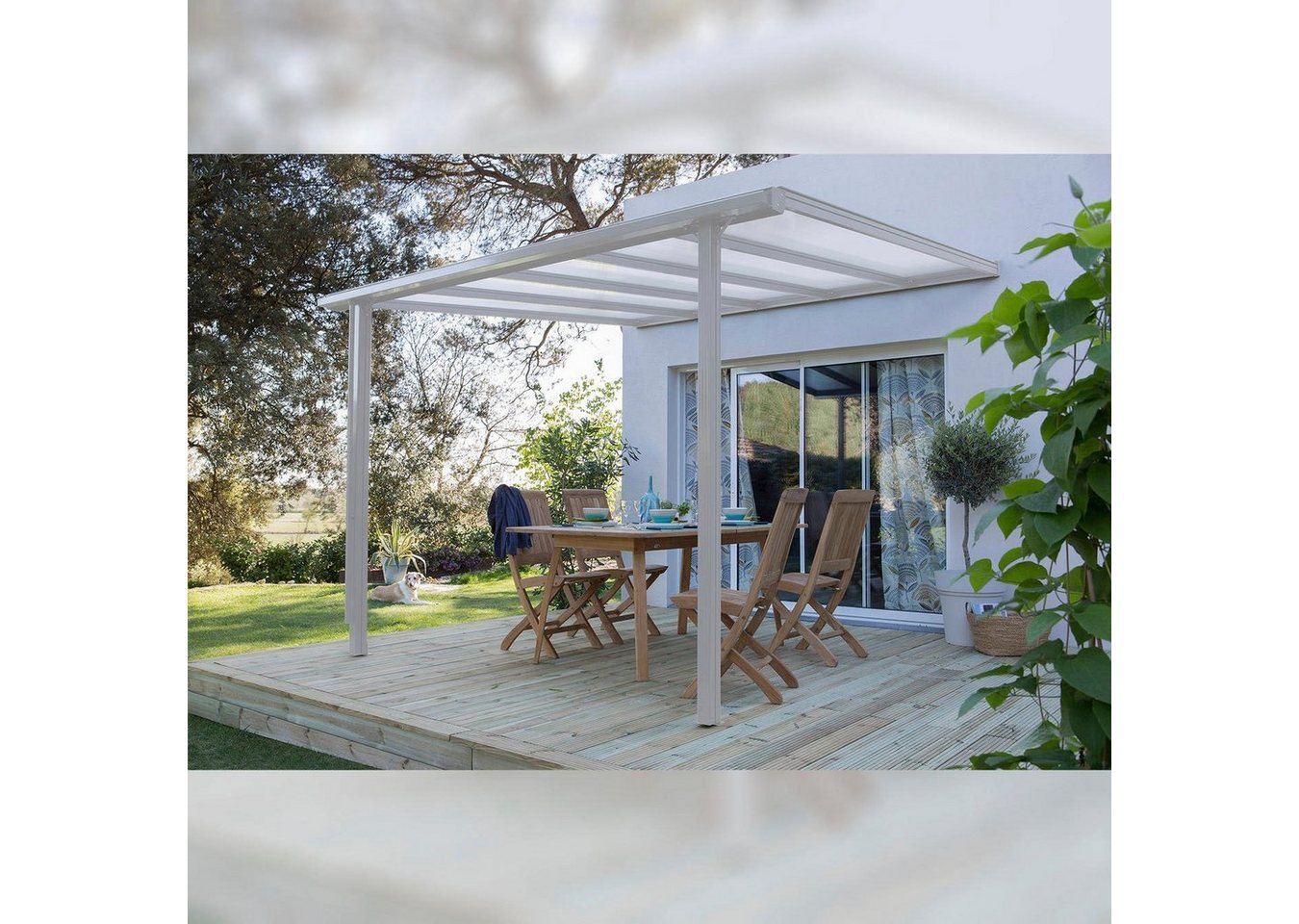 Thumbnail - Beckmann Terrassendach TREND Gr. 2, BxT: 312x300 cm, Bedachung Doppelstegplatten