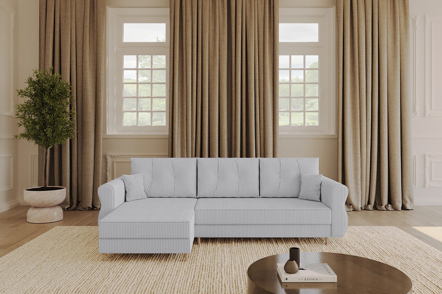ALTDECOR Ecksofa APOL-L, Couch mit Schlaffunktion, günstig online kaufen
