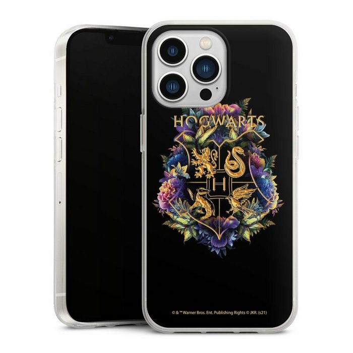 DeinDesign Handyhülle Harry Potter Hogwarts Wappen Hogwarts Emblem Apple iPhone 13 Pro Silikon Hülle Bumper Case Handy Schutzhülle