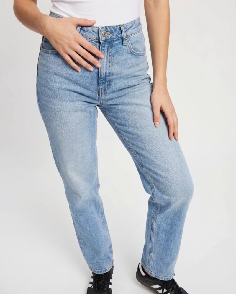 Tally Weijl High-waist-Jeans SPADEPEPPER Baumwollmischung, High-Waist mit geradem Beinverlauf