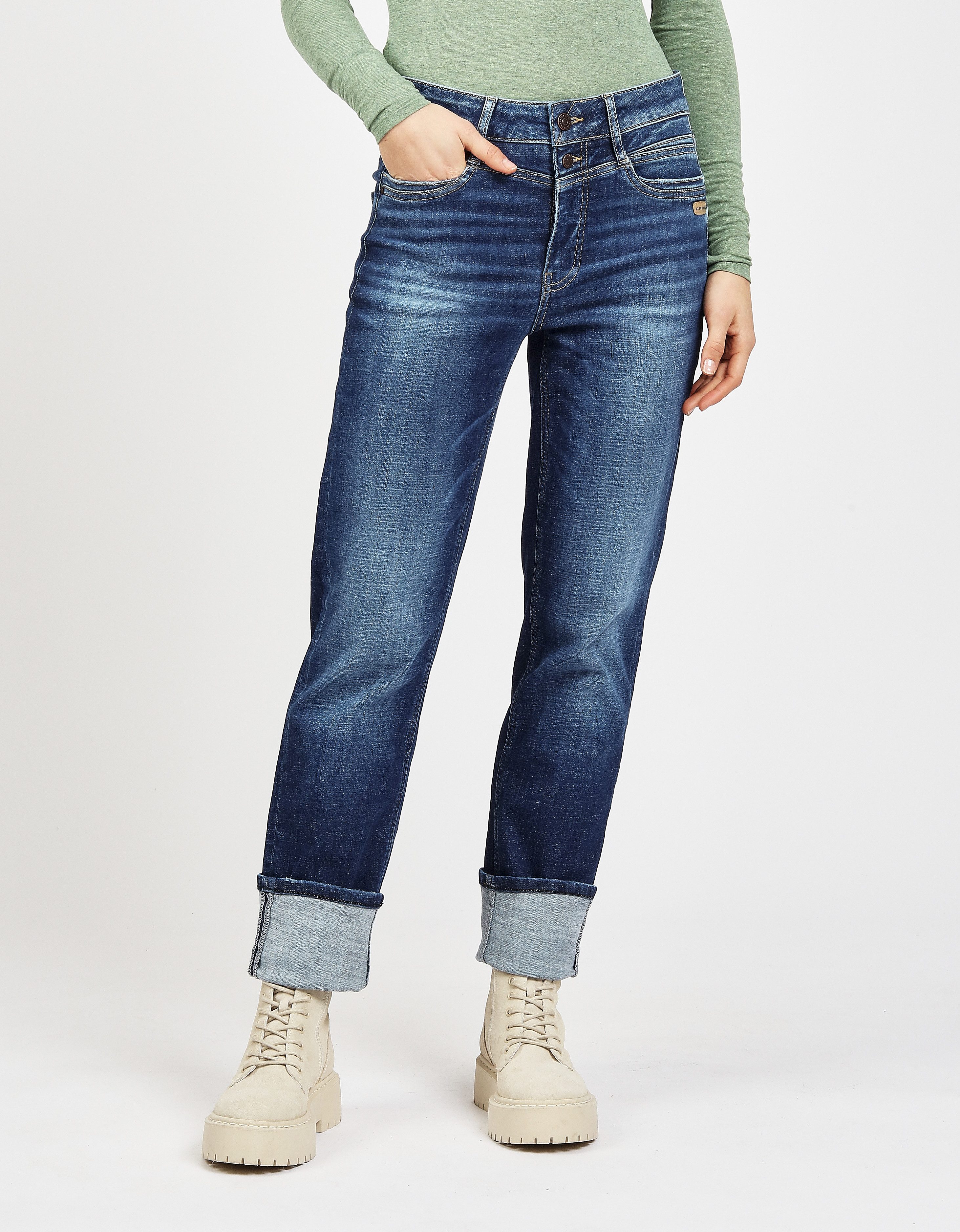 GANG Straight-Jeans 94STACY mit zusätzlicher Passe günstig online kaufen