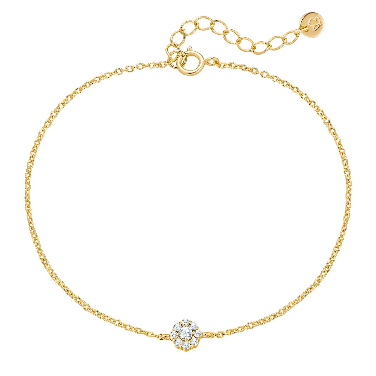Glanzstücke München Gliederarmband GSM4005 (1-tlg), mit Zirkonia